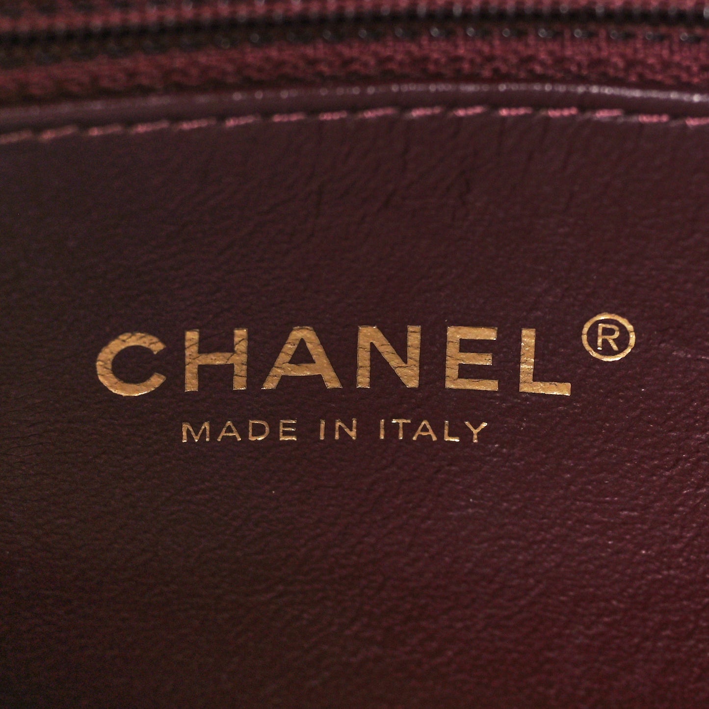 Caviar Quilted Small CC Filigree Flap Burgundy