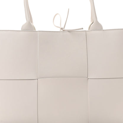 Bottega Veneta Nappa Maxi Intrecciato Medium Arco Tote White 8 of 12