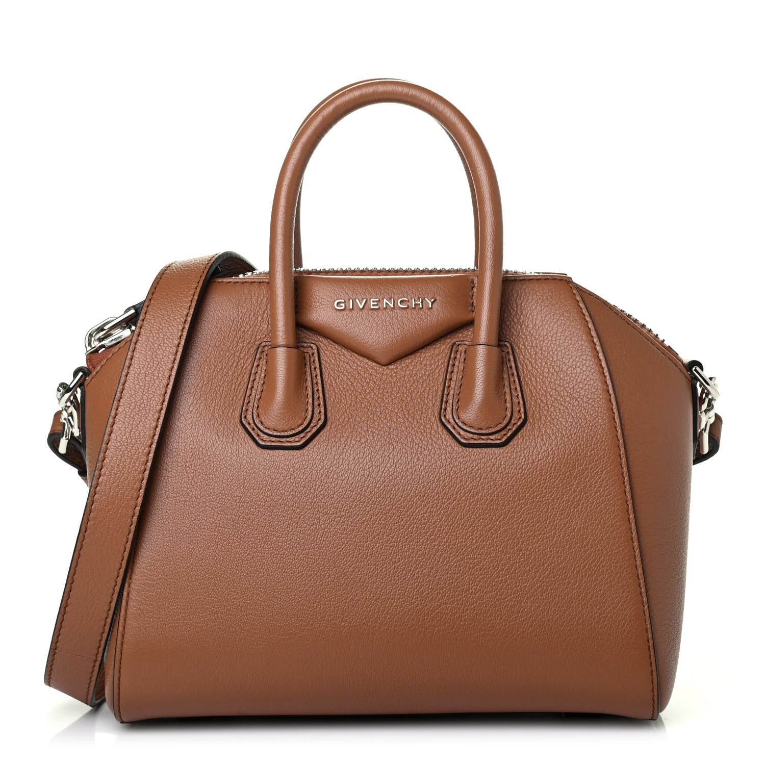 Givenchy Sugar Goatskin Mini Antigona Caramel 1 of 4