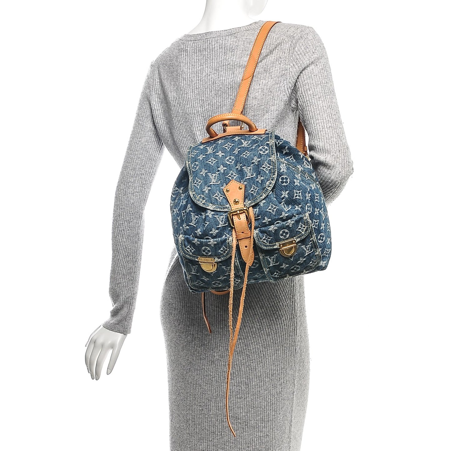 Denim Sac a Dos Backpack GM Blue