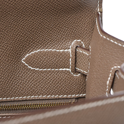 Hermes Epsom Kelly Sellier 32 Etoupe 15 of 34
