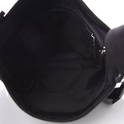 Gucci Nylon Web Interlocking G Messenger Bag Black 5 of 14