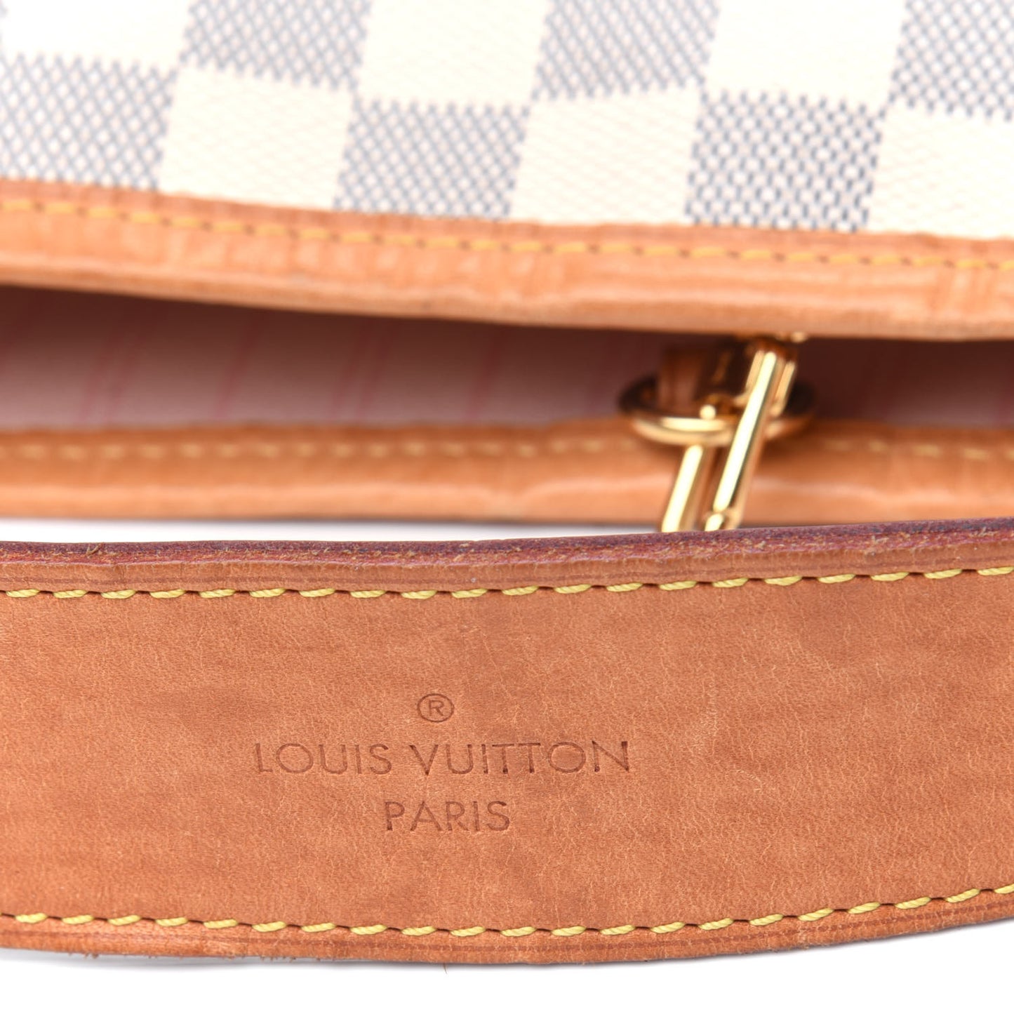 Damier Azur Delightful MM Rose Ballerine