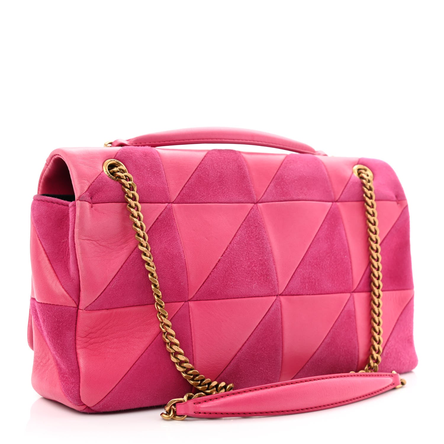 Saint Laurent Lambskin Patchwork Monogram Medium Jamie 3 of 11