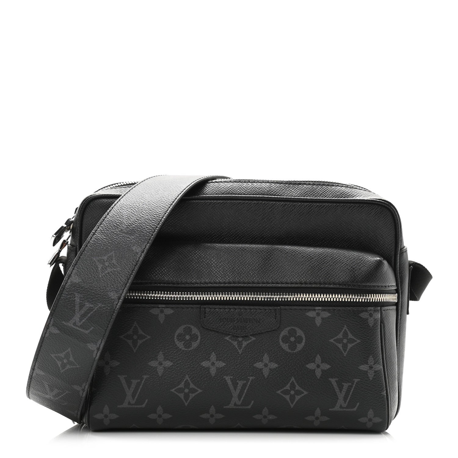 Louis Vuitton Taiga Monogram Eclipse Outdoor Messenger Black 1 of 9
