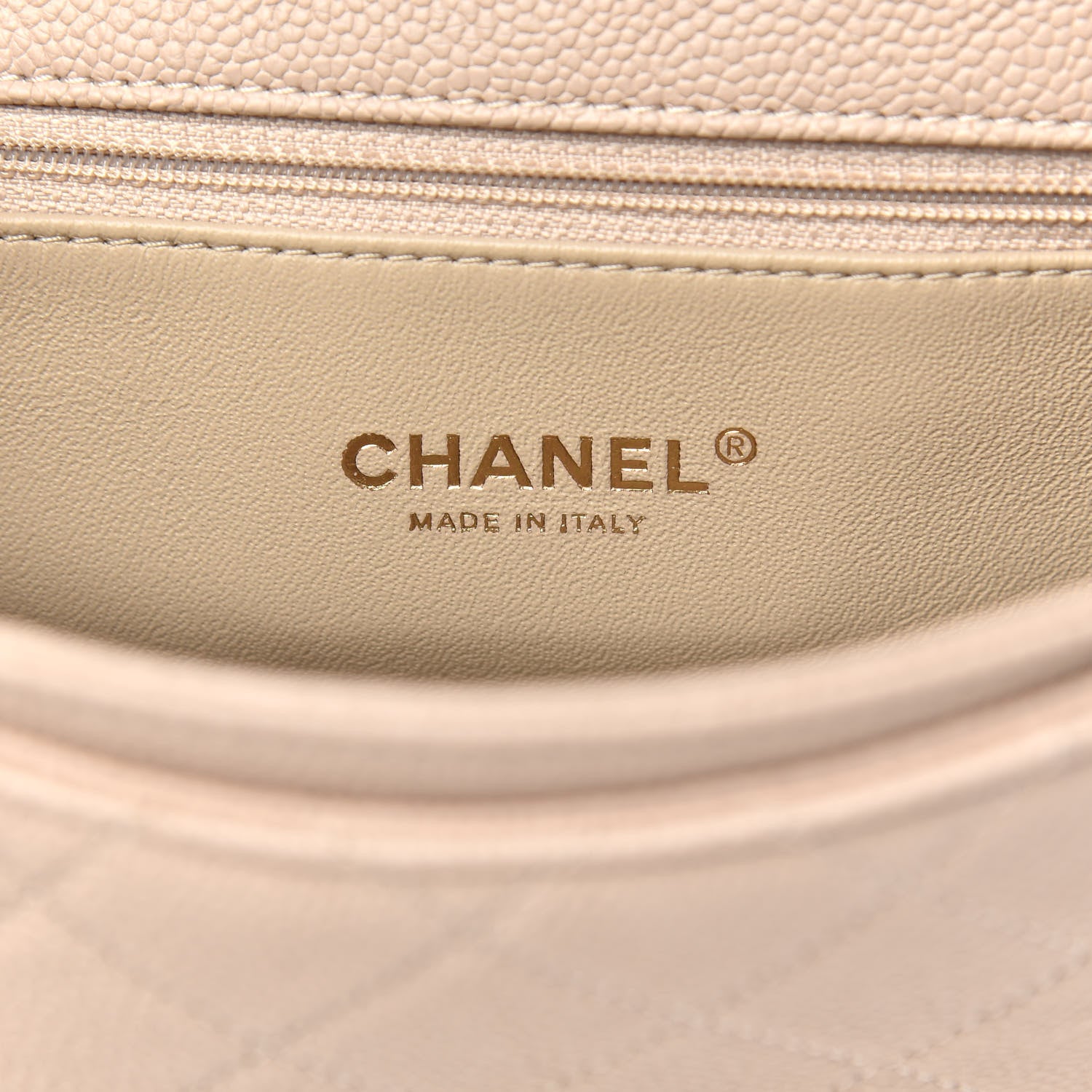Chanel Caviar Small Flap Light Beige 6 of 10