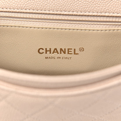 Chanel Caviar Small Flap Light Beige 6 of 10