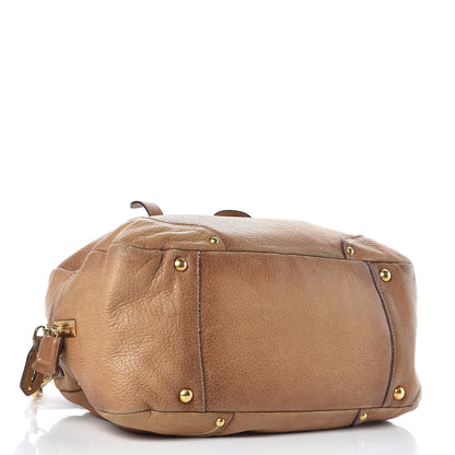 Prada Cervo Antik Dome Satchel Sughero 4 of 25