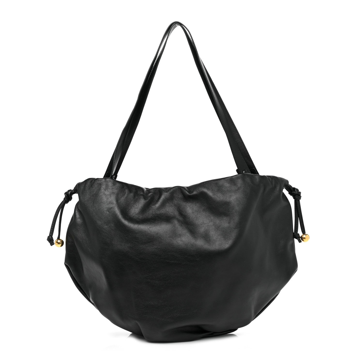 Bottega Veneta Nappa The Bulb Black 1 of 9