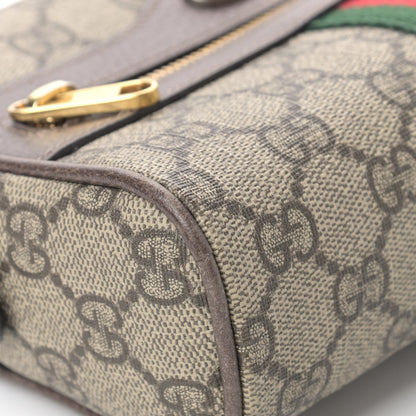 Gucci GG Supreme Monogram Web Small Ophidia Belt Bag 75 30 Dark Brown 9 of 14