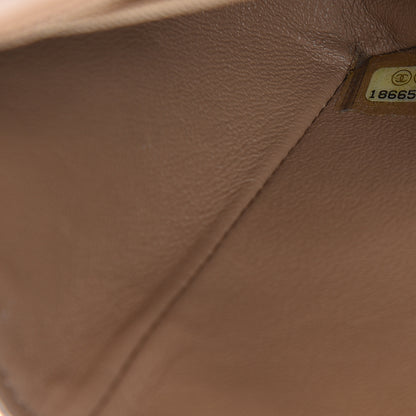 Chanel Lambskin Quilted Mini Rectangular Flap Beige 9 of 10