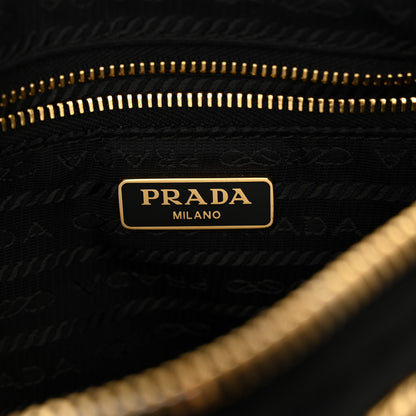 Prada Tessuto Nylon Wristlet Pouch Black 5 of 6