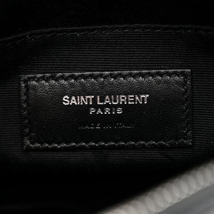 Saint Laurent Calfskin Matelasse Monogram Lou Belt Bag Black 6 of 10