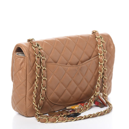 Chanel Lambskin Valentine Charms Medium Flap Beige 3 of 11