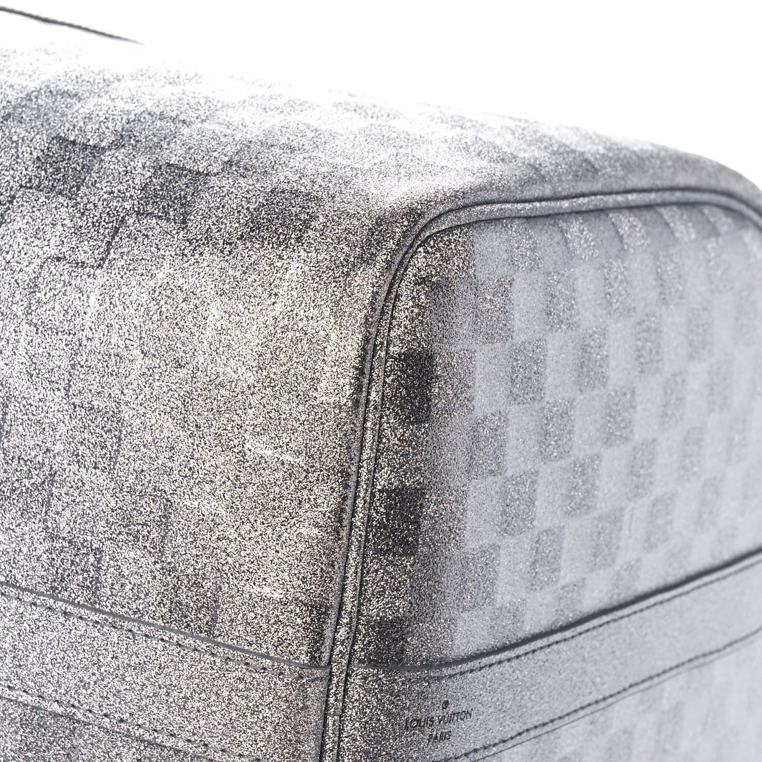 Louis Vuitton Damier Glitter Keepall Bandouliere 50 Silver 11 of 12