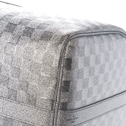 Louis Vuitton Damier Glitter Keepall Bandouliere 50 Silver 11 of 12