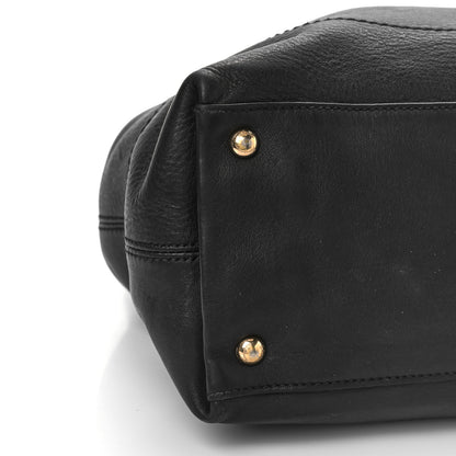 Salvatore Ferragamo Calfskin Wanda Tote Black 7 of 10