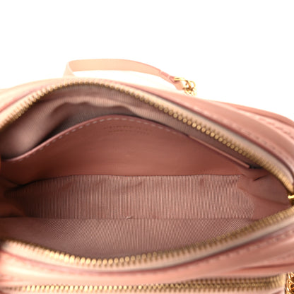 Burberry Smooth Calfskin 1983 Knight Check Link Camera Bag Peach 5 of 9