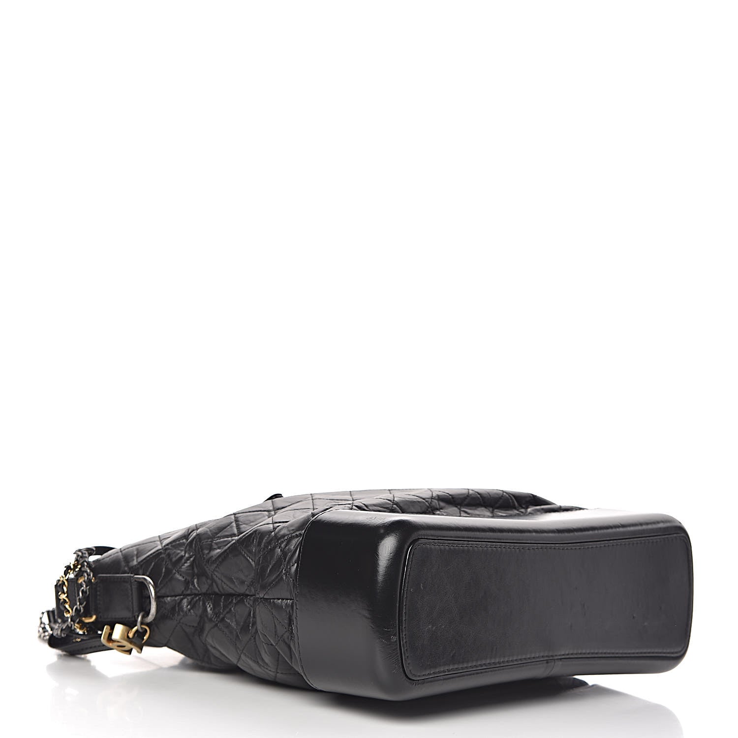 Chanel Calfskin Quilted Large Gabrielle Shopping Tote Black 4 of 13