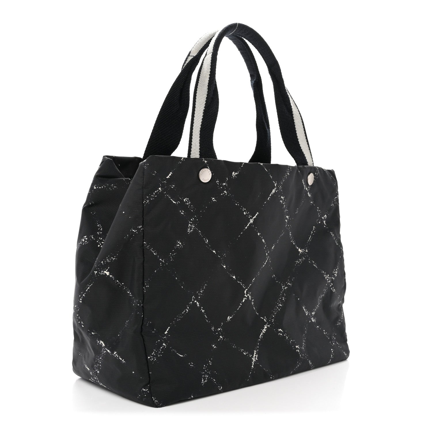 Chanel Nylon Travel Toiletry Tote Black 3 of 12