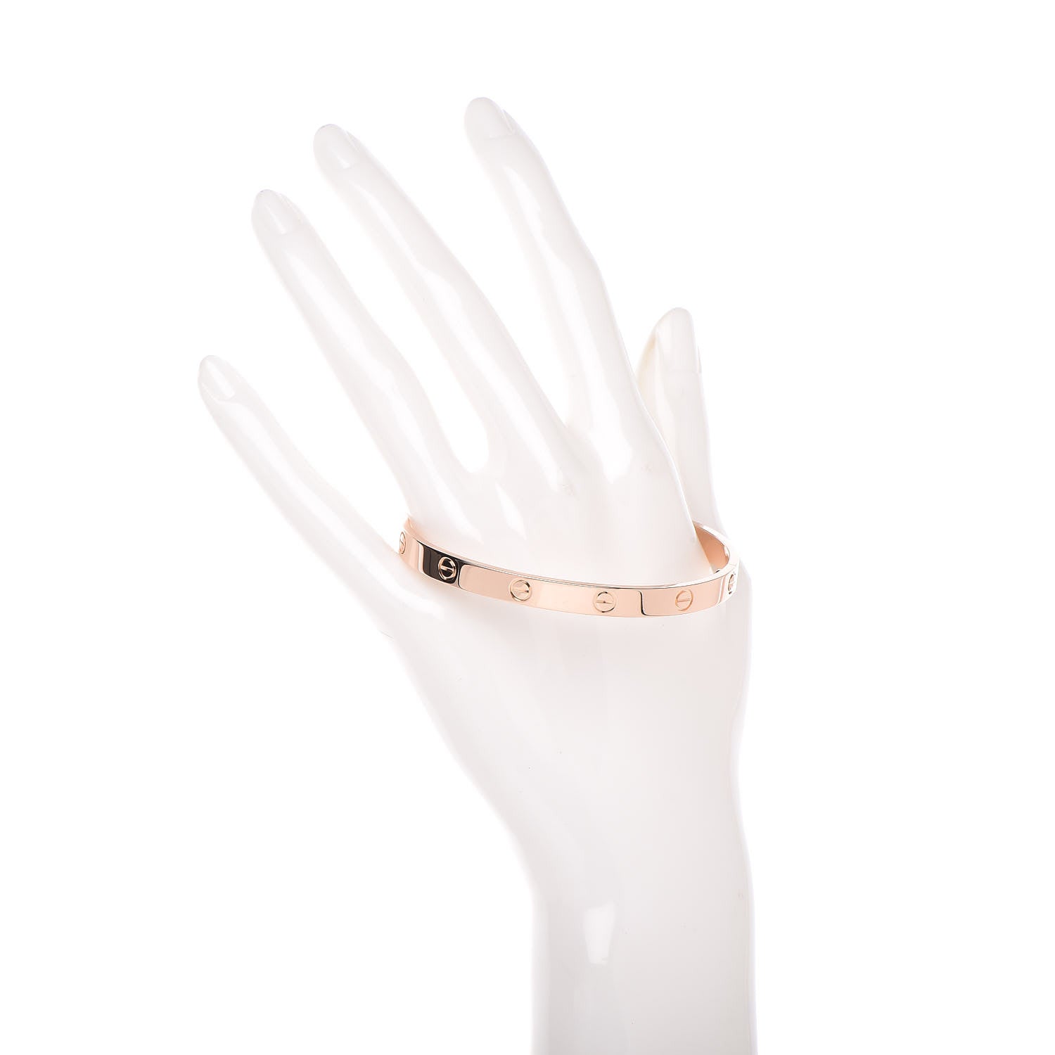 Cartier 18K Pink Gold LOVE Bracelet 19 2 of 7