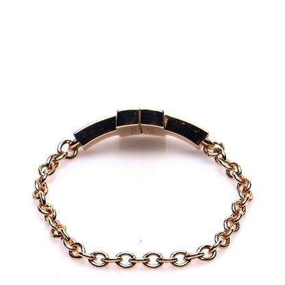 Tiffany 18K Rose Gold T Chain Ring 52 6 3 of 4