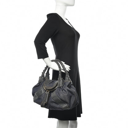 Fendi Denim Spalmati Woven Spy Blue 2 of 10