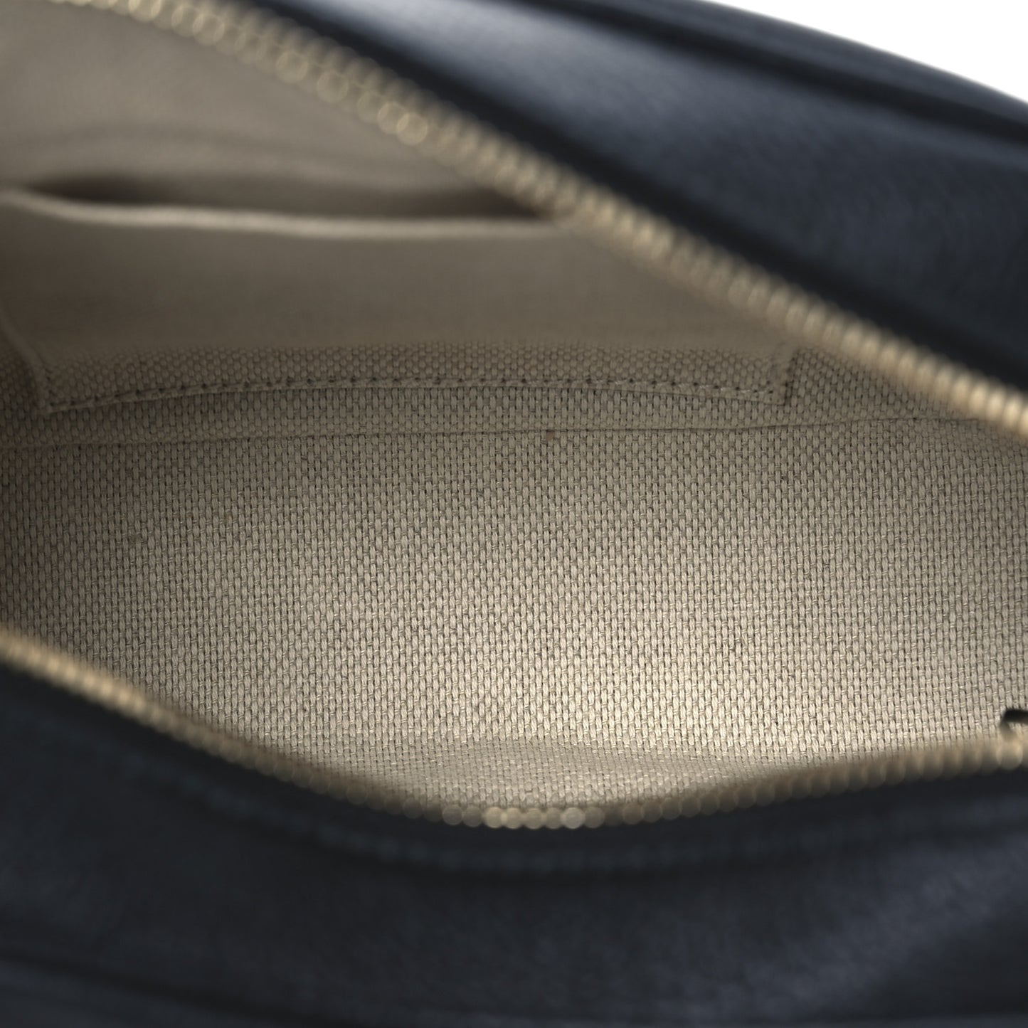 Pebbled Calfskin Small Soho Disco Bag Black