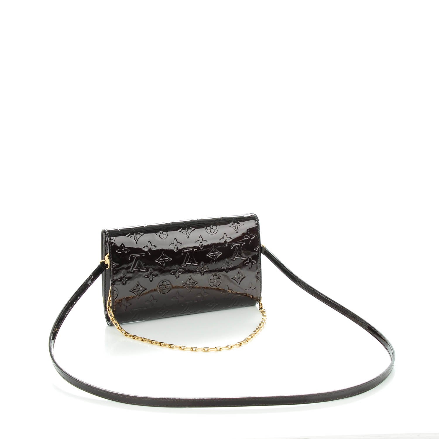 Louis Vuitton Vernis Ana Clutch Amarante 3 of 7