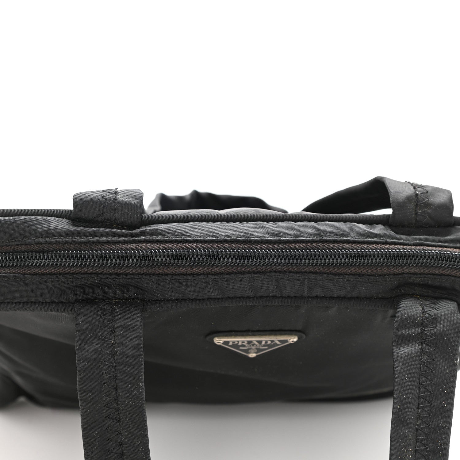 Prada Tessuto Nylon Tote Black 10 of 12
