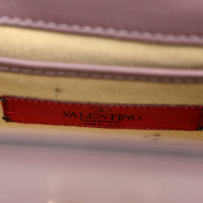 Valentino Garavani Vitello Small Glam Lock Rockstud Flap Dark Mauve 6 of 11