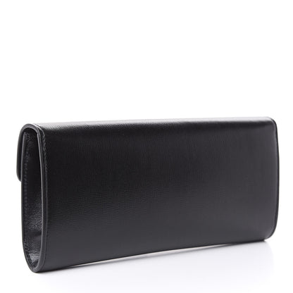 Gucci Calfskin Torchon GG Broadway Envelope Clutch Black 3 of 8