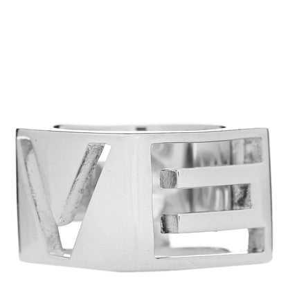 Tiffany Sterling Silver Era Love Square Ring 52 6 5 of 6