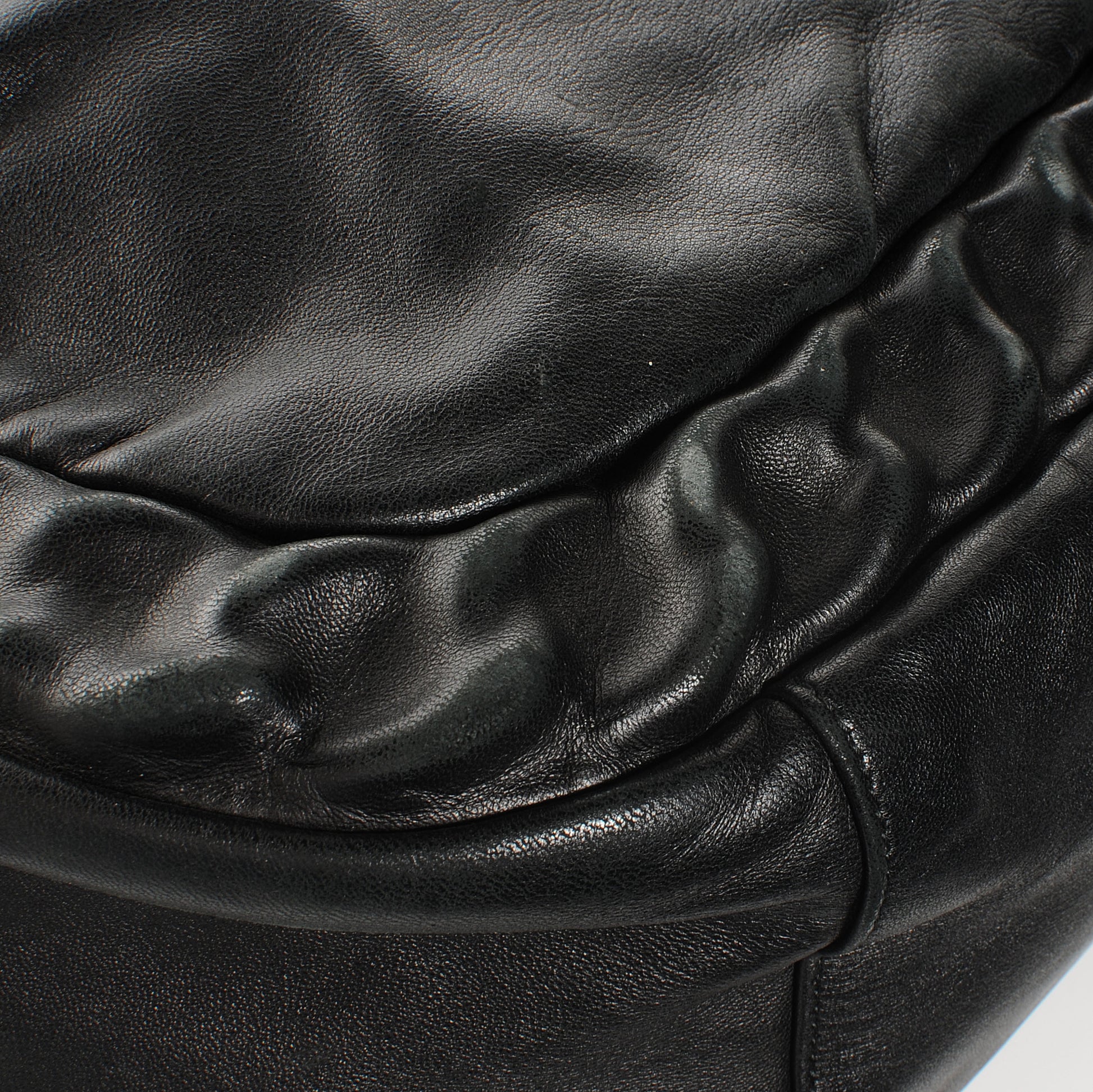 Saint Laurent Leather Large Roady Covered Chain Hobo Black 8 of 8