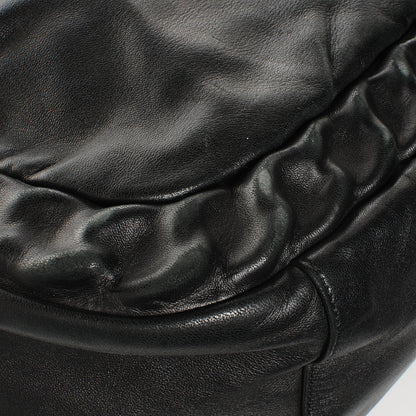 Saint Laurent Leather Large Roady Covered Chain Hobo Black 8 of 8