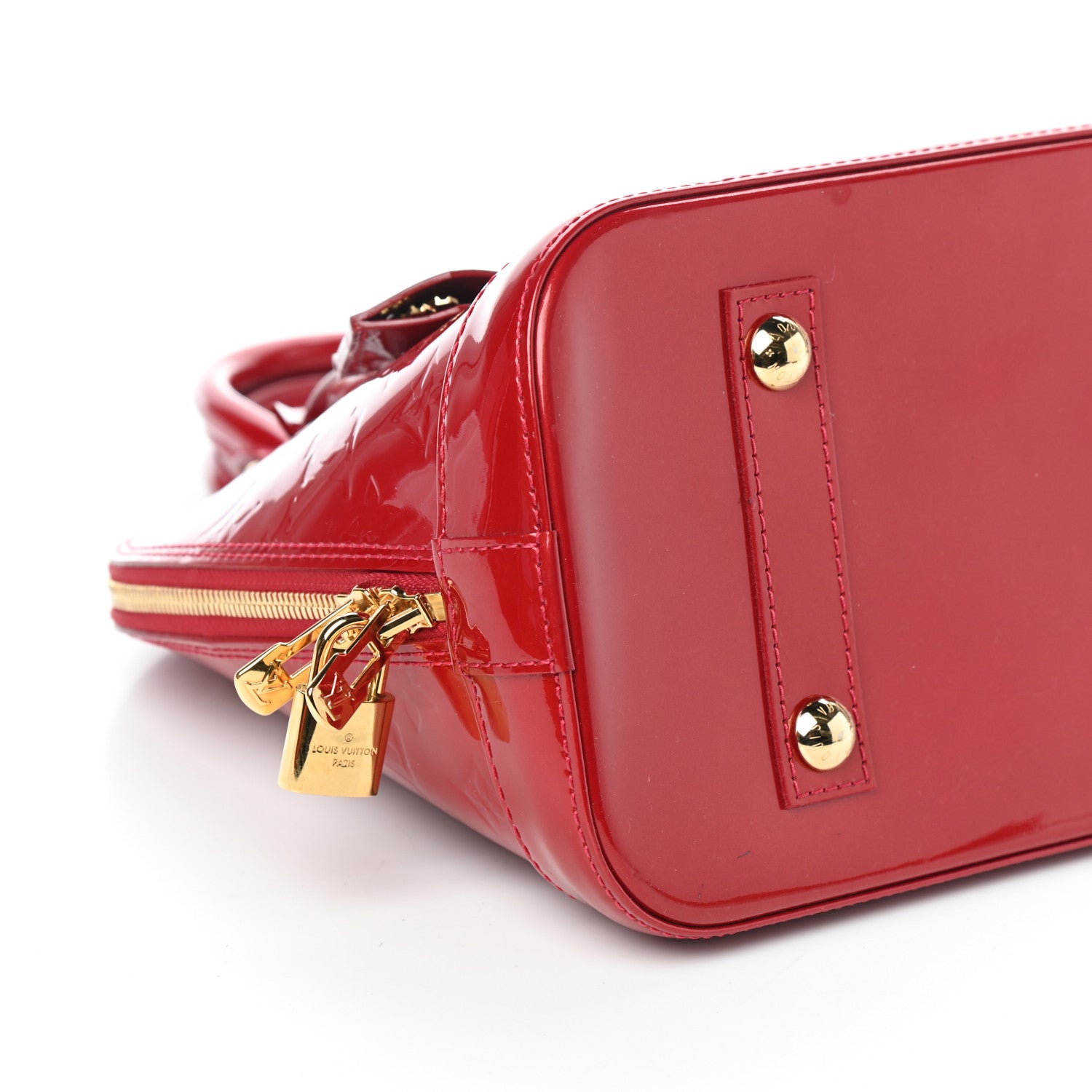 Louis Vuitton Vernis Alma PM Pomme D'Amour 8 of 9