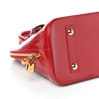 Louis Vuitton Vernis Alma PM Pomme D'Amour 8 of 9