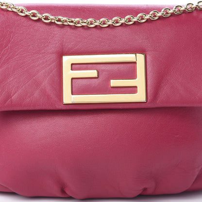 Fendi Nappa Fendista Pouchette Crossbody Fuxia Scuro 8 of 18