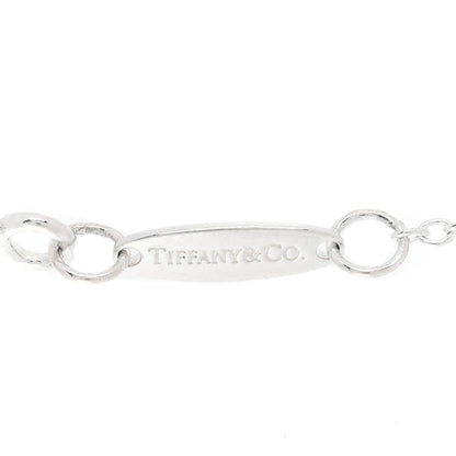 Tiffany Sterling Silver Pink Sapphire Elsa Peretti Color By The Yard 5 Station Necklace 5 of 5