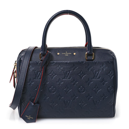 Louis Vuitton Empreinte Speedy Bandouliere 25 NM Marine Rouge 1 of 10