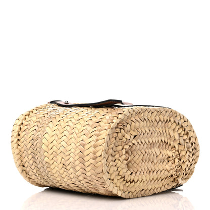 Loewe Raffia Small Basket Tote Bag Natural Tan 3 of 10