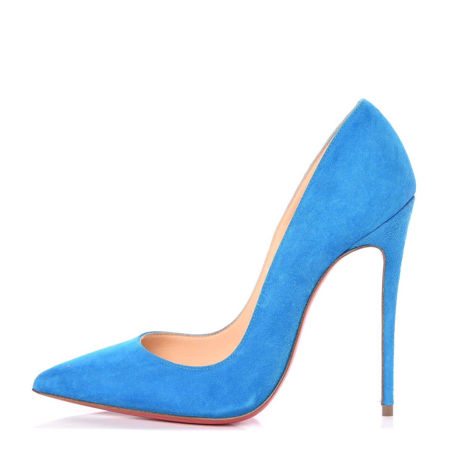 Christian Louboutin Veau Velours So Kate 120 Pumps 35.5 Egyptian Blue 1 of 9