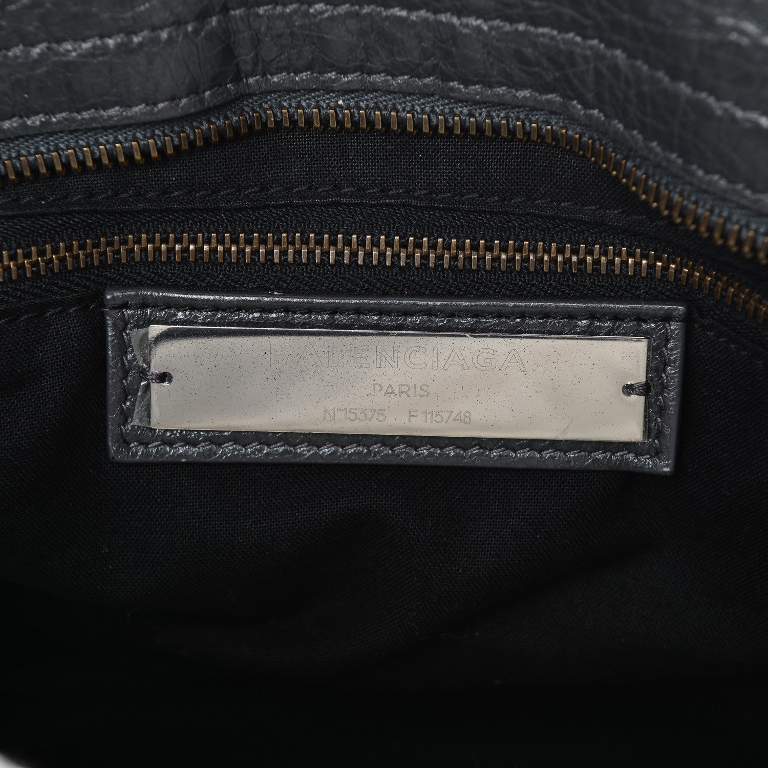 Balenciaga Agneau Classic Hardware City Gris Fossile 6 of 7
