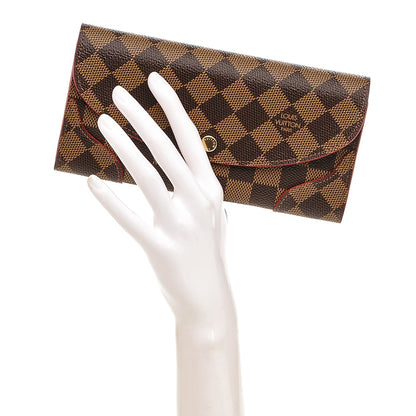 Louis Vuitton Damier Ebene Caissa Wallet Cherry 2 of 6