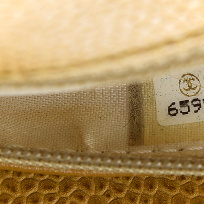 Chanel Caviar CC Wood Handle Tote Beige 8 of 11