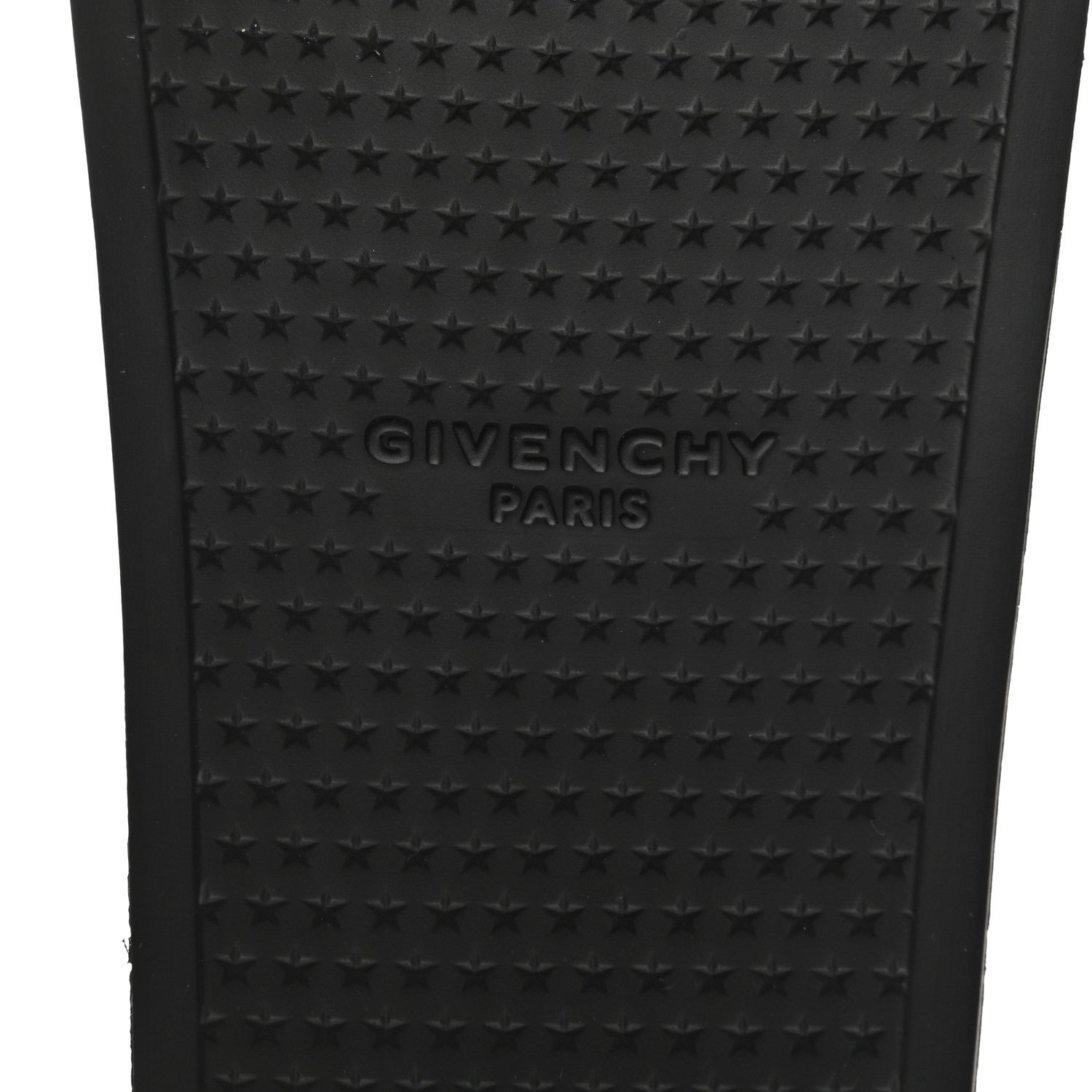 Givenchy Rubber Logo Marble Effect Mens Pool Slide Sandals 42 Black Yellow 6 of 8