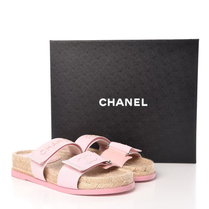 Chanel Lambskin Mules Elastic 36 Pink 11 of 11