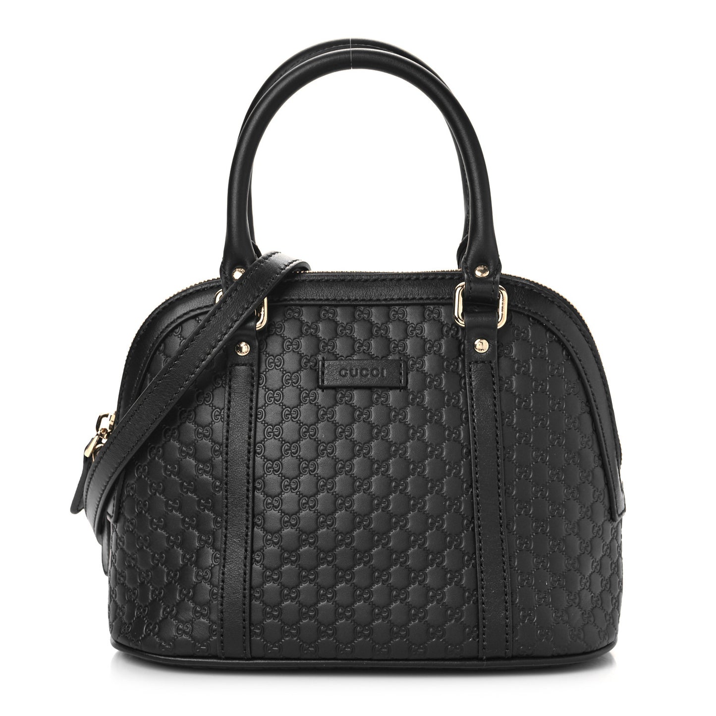 Microguccissima Mini Dome Bag Black