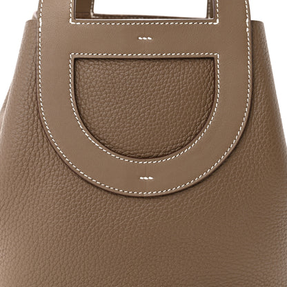 Hermes Taurillon Clemence Swift In-The-Loop 23 Bag Etoupe 8 of 11