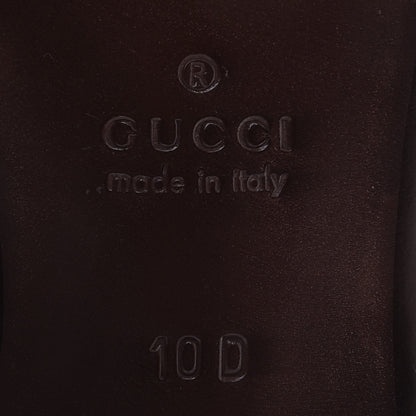 Gucci Mens Caiman Mocassin Loafers 10 Cocoa 6 of 8